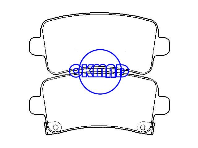 BUICK Allure LaCrosse Regal CADILLAC XTS CHEVROLET Impala Malibu SAAB 9-5 Brake pad FMSI:8547-D1430 OEM:16586609 FDB4209 FDB4252 GDB1784 WVA:24421 24422, F1430